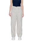 Street One 100% Linen Wide Leg Baggy Cargo Pants