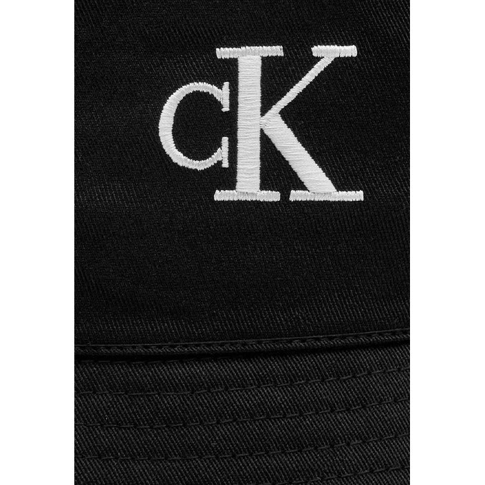 Calvin Klein Logo Unisex Black Bucket Hat