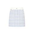Morgan De Toi Plaid Pattern Mini Skirt