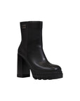 Tommy Hilfiger Logo Genuine Leather Heel Boots