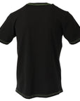 Jeckerson Logo Cotton-Rich Athleisure T-Shirt - black
