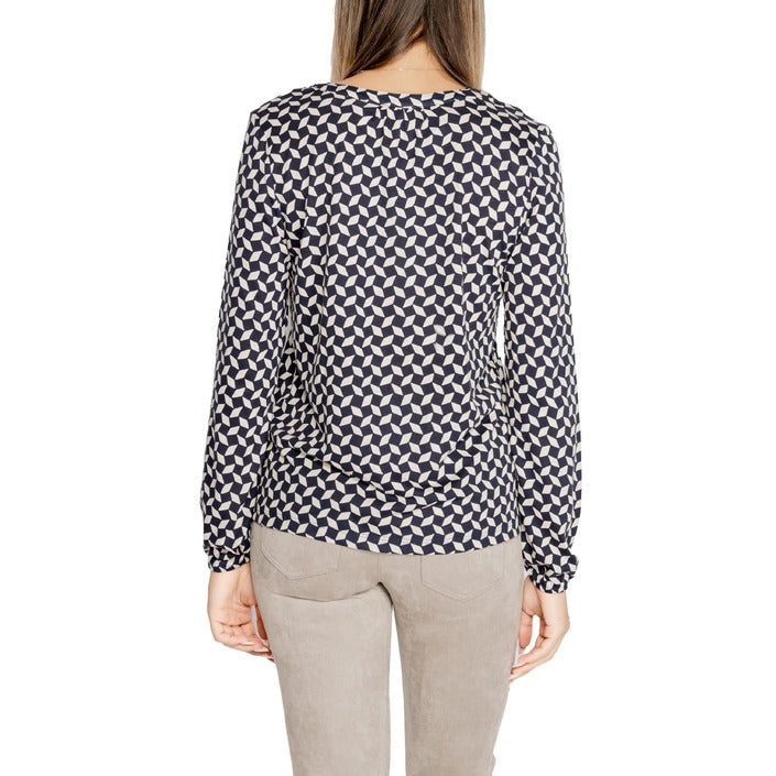 Street One Geometric Blouse Top 100% Cotton