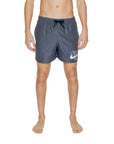 Nike Logo Quick Dry Athleisure Swim Shorts - grey
