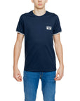 Emporio Armani Logo 100% Cotton T-Shirt - navy