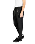 Gianni Lupo Straight Leg Fit Chain Drape Front Tie Pants