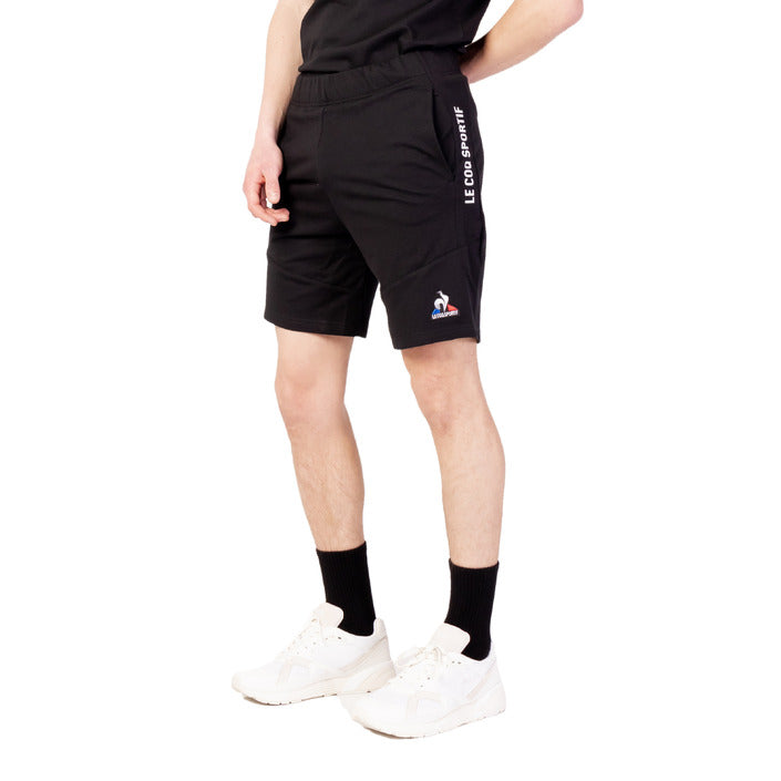 Le Coq Sportif Logo Cotton-Rich Athleisure Shorts