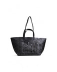 Desigual Minimalist Vegan Leather Black Tote Bag