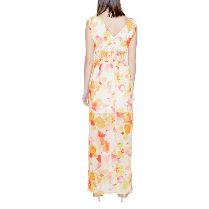 Morgan De Toi Sleeveless Summer Floral Kimono Glam Maxi Dress