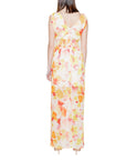 Morgan De Toi Sleeveless Summer Floral Kimono Glam Maxi Dress