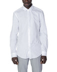 Antony Morato Minimalist Pure Cotton Short Collar Shirt - White