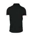 U.S. Polo Assn. Logo Pure Cotton Polo Shirt - Black & Orange Accents
