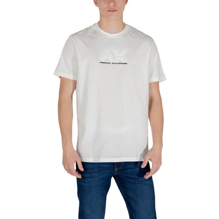 Armani Exchange Logo 100% Cotton Crewneck T-Shirt