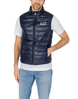 EA7 By Emporio Armani Sleeveless Puffer Zip Up Vest & Gilet - Black