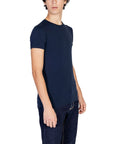 Emporio Armani Logo Cotton-Rich Fitted T-Shirt