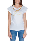 Guess Logo 100% Cotton Top - white