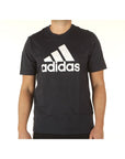 Adidas Logo 100% Cotton Athleisure T-Shirt - deep blue