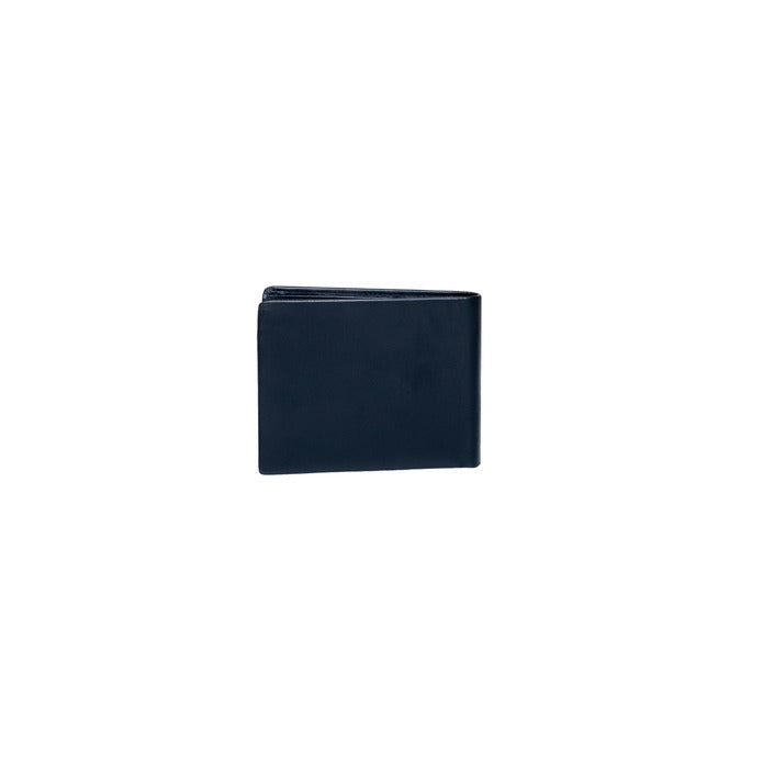 Guess Logo Genuine Leather Black Wallet