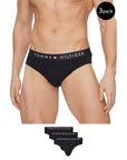 Tommy Hilfiger Logo Cotton Stretch Briefs - 3 Pack