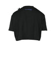 Richmond Sport Logo Cotton-Rich Athleisure Crop T-Shirt