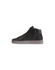 Crime London Logo Genuine Leather High Top Sneakers