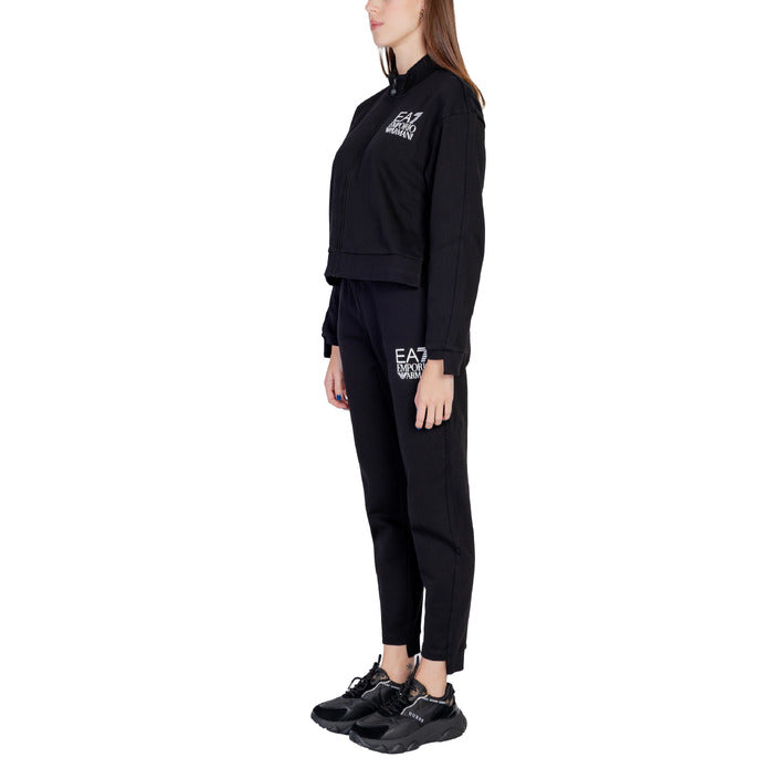 EA7 By Emporio Armani Logo Athleisure Tracksuit Cotton-Rich