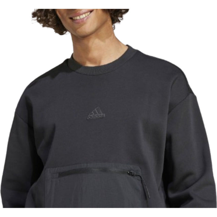 Adidas Logo Crewneck Sweatshirt Cotton-Blend