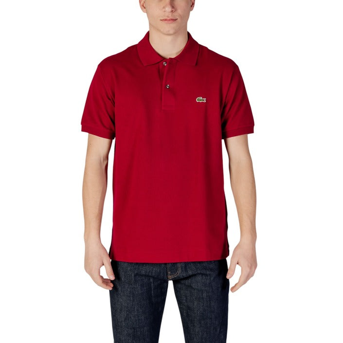 Lacoste Logo Polo Shirt 100% Cotton - Deep Red