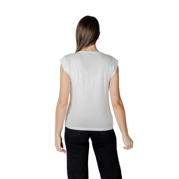 Morgan De Toi V-Neckline Cotton Sleeveless Top