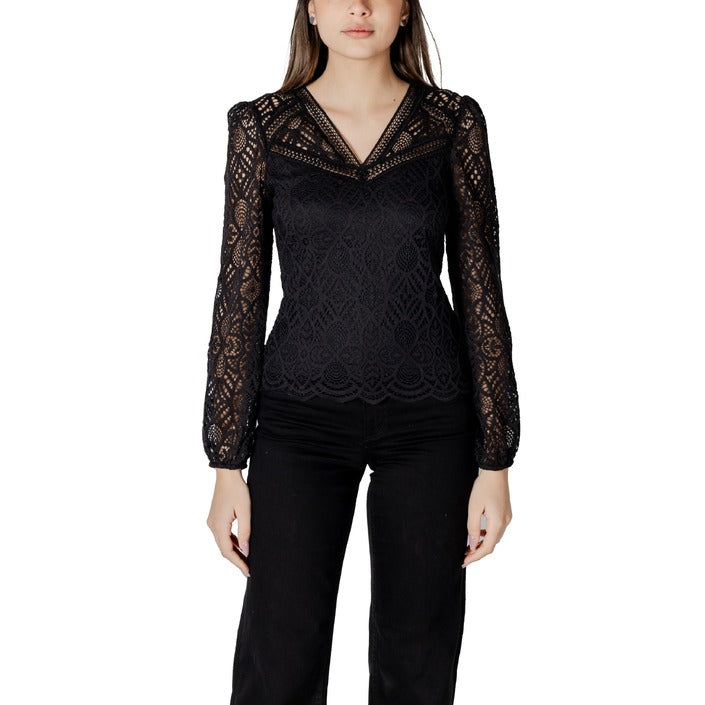 Morgan De Toi Lace Sleeve Top