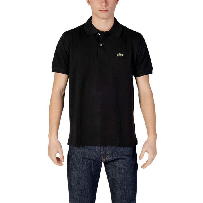 Lacoste Logo Polo Shirt 100% Cotton - Black