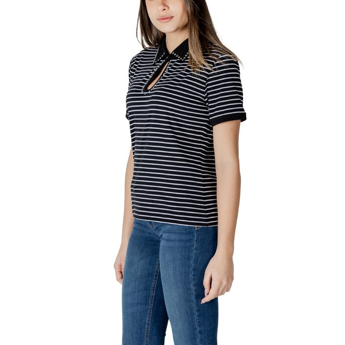 Liu Jo Stripe Cotton Polo Shirt