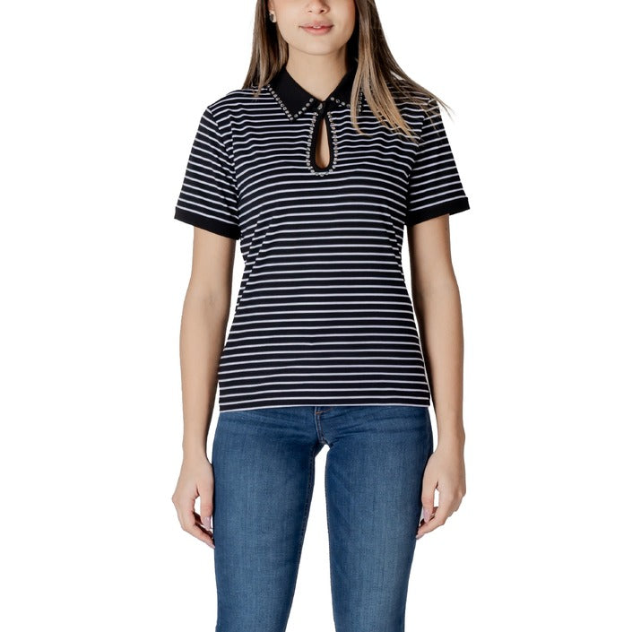 Liu Jo Stripe Cotton Polo Shirt