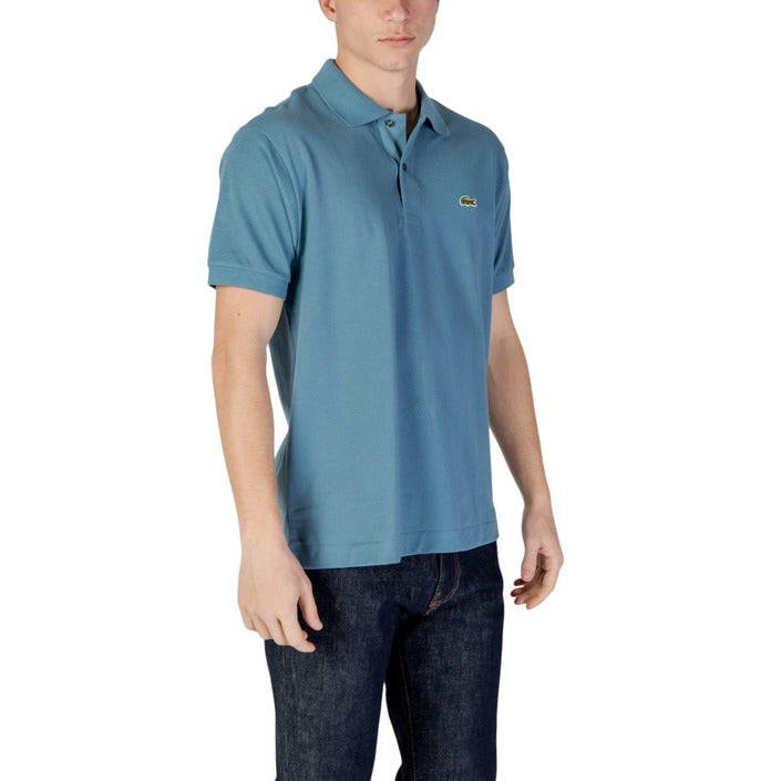 Lacoste Logo Polo Shirt 100% Cotton - Aqua Blue