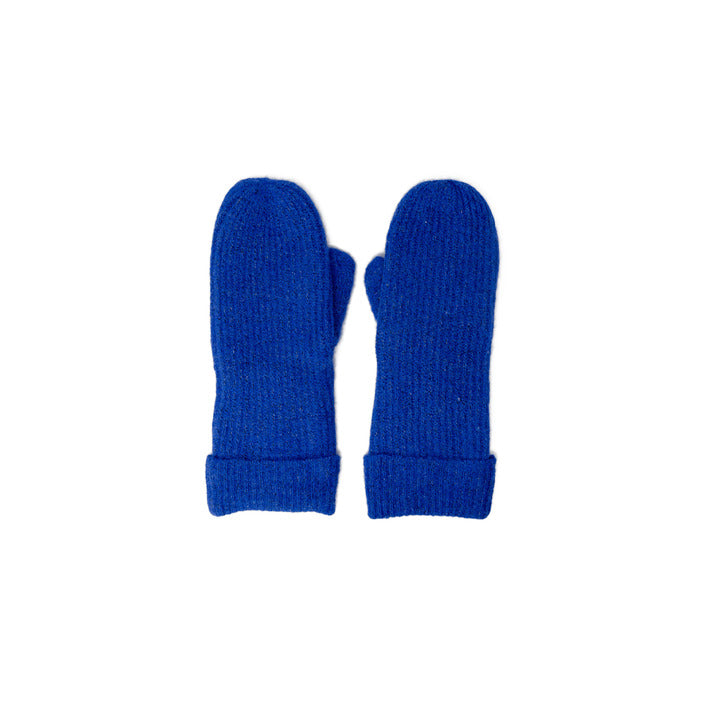 Vero Moda Wool Blend Blue Gloves