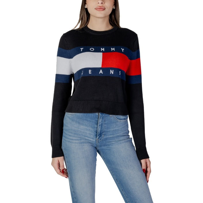 Tommy Hilfiger Jeans Logo Cropped Sweater - 3 Shades