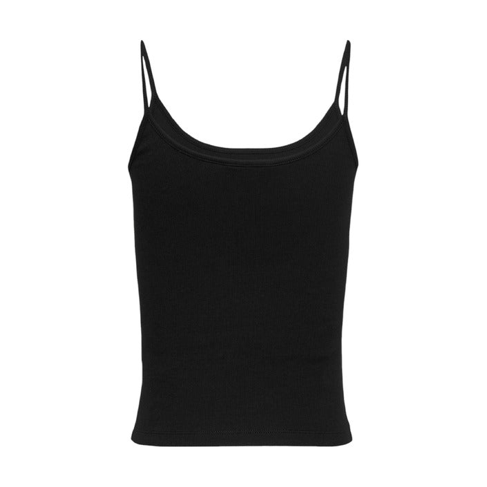 Tommy Hilfiger Jeans Logo Cotton Black Singlet Top