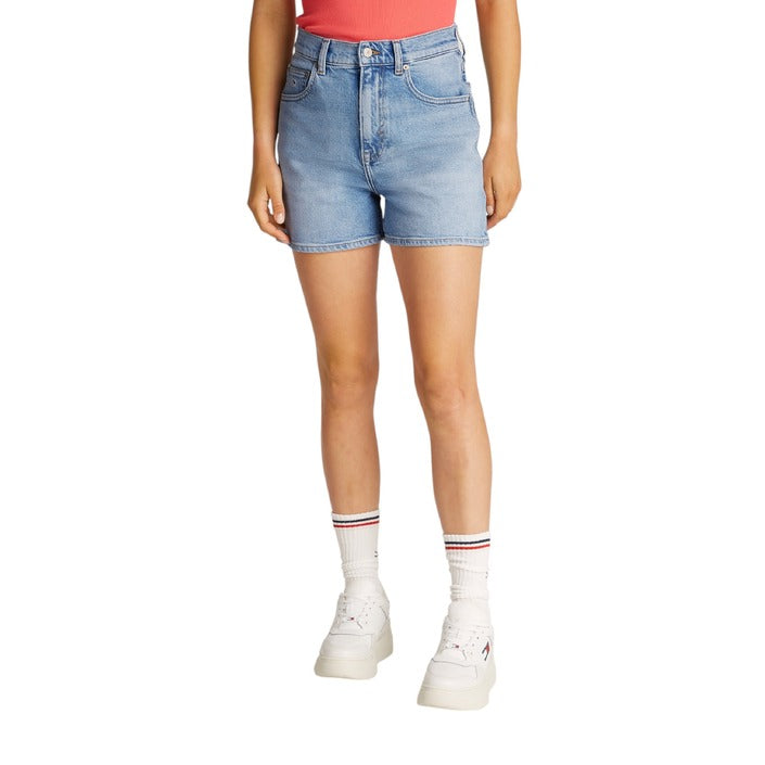 Tommy Hilfiger Jeans Logo Light Wash Denim Shorts