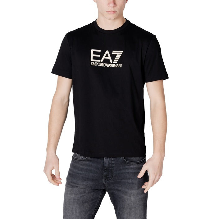 EA7 By Emporio Armani Logo Crewneck T-Shirt 100% Cotton