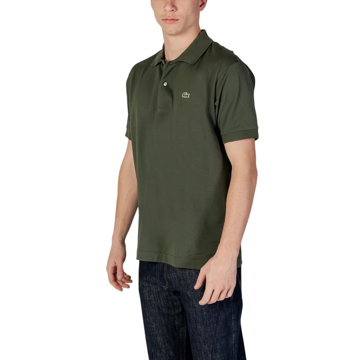 Lacoste Logo Polo Shirt 100% Cotton - Military Khaki Green