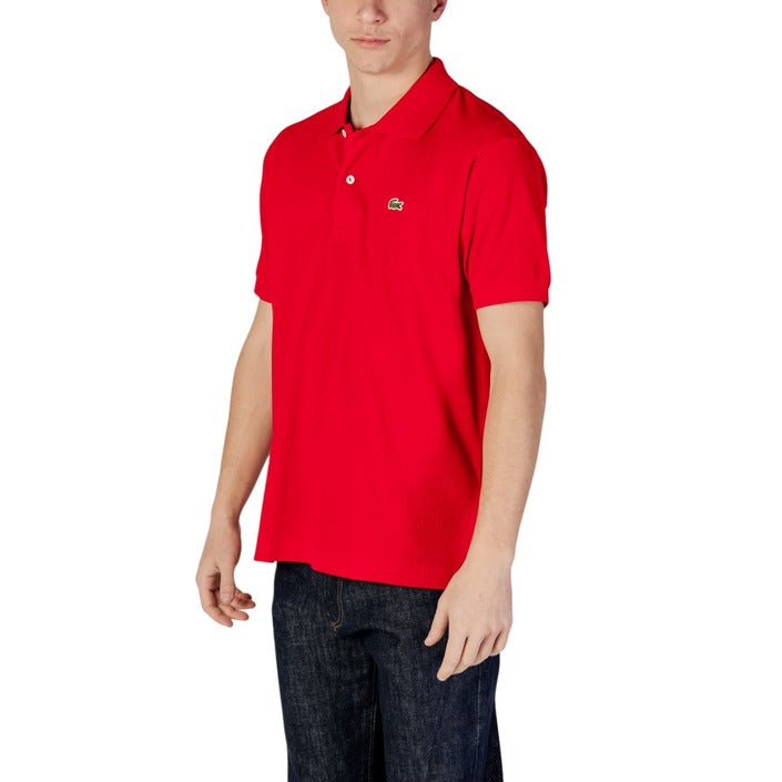 Lacoste Logo Polo Shirt 100% Cotton - Red