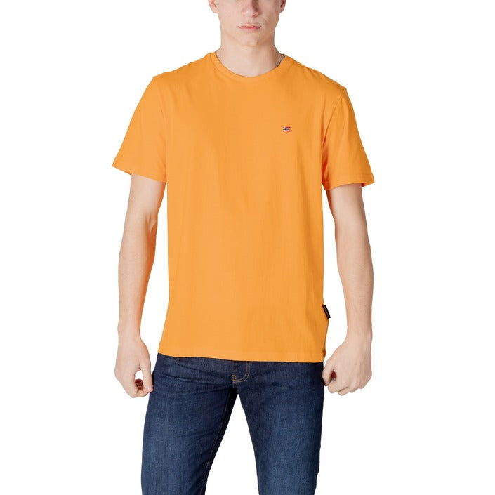 Napapijri Logo 100% TShirt Tangerine Orange