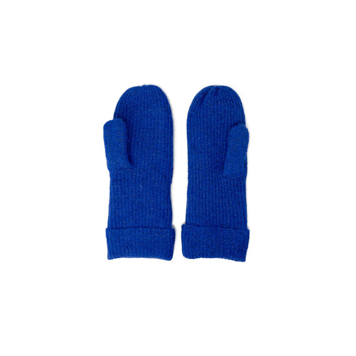 Vero Moda Wool Blend Blue Gloves