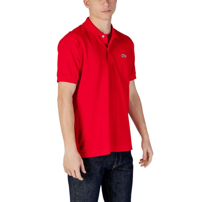 Lacoste Logo Polo Shirt 100% Cotton - Red