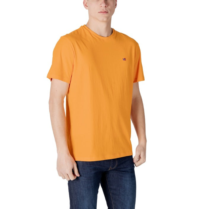 Napapijri Logo 100% TShirt Tangerine Orange