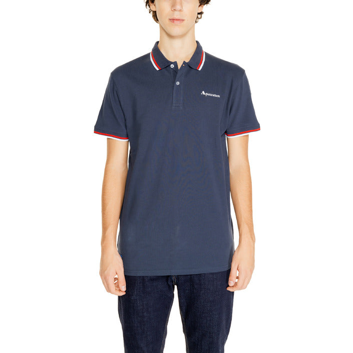 Aquascutum Logo Polo Shirt 100% Cotton