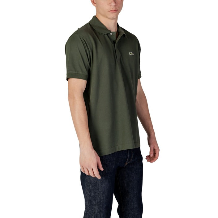 Lacoste Logo Polo Shirt 100% Cotton - Military Khaki Green