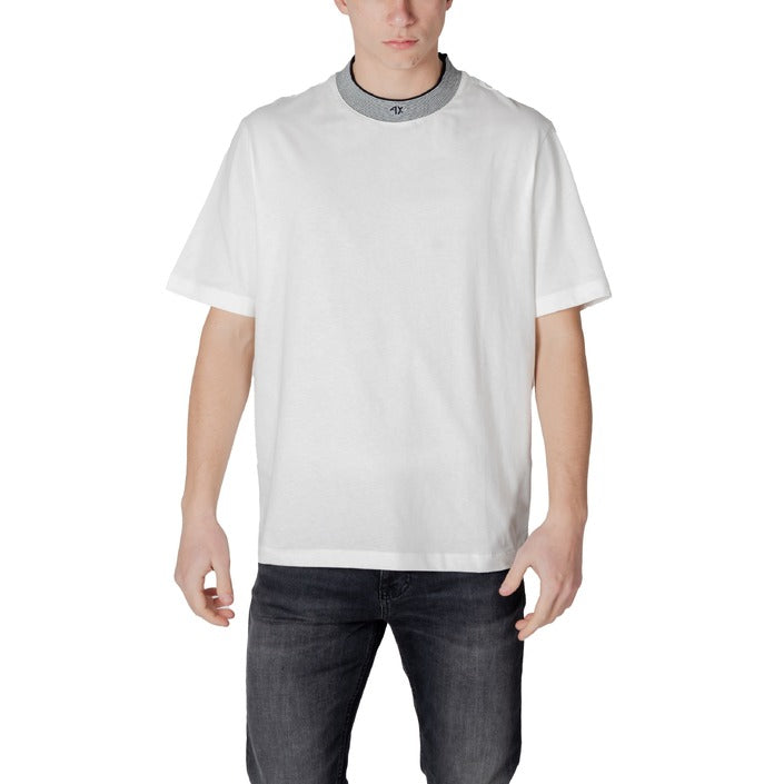 Armani Exchange Logo 100% Cotton Crewneck T-Shirt