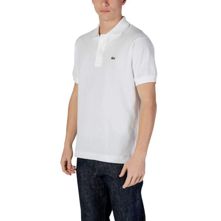 Lacoste Logo Polo Shirt 100% Cotton White