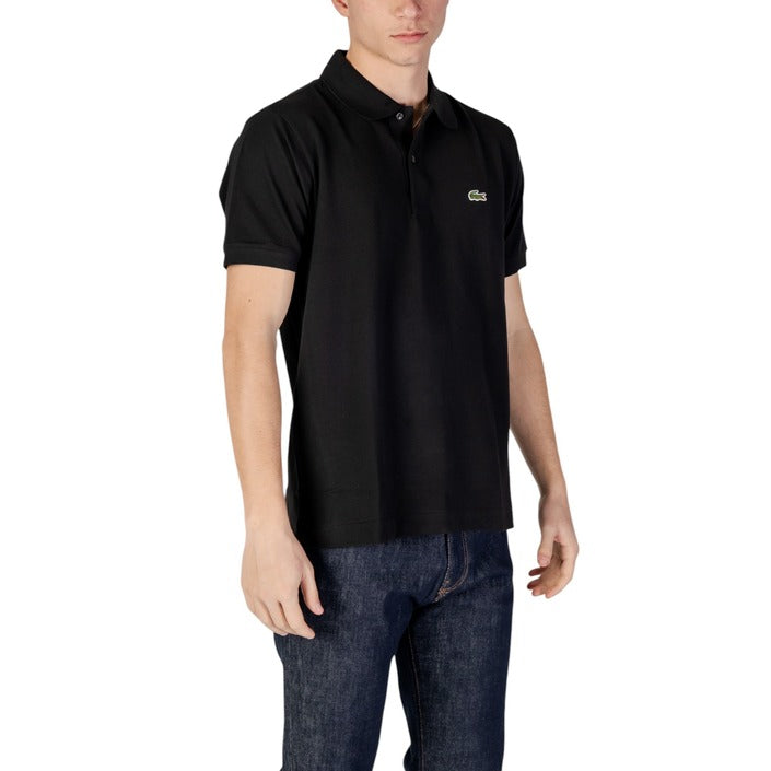 Lacoste Logo Polo Shirt 100% Cotton - Black