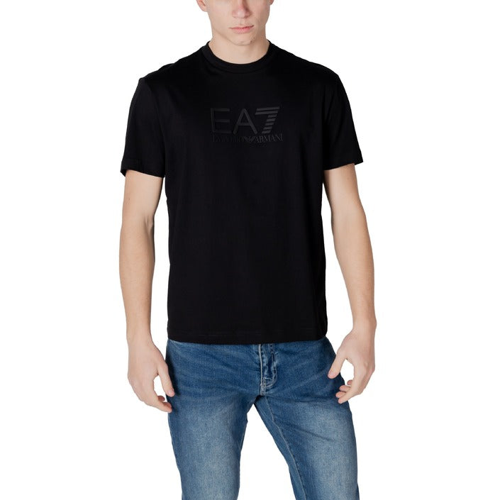 EA7 By Emporio Armani Logo Crewneck T-Shirt 100% Cotton